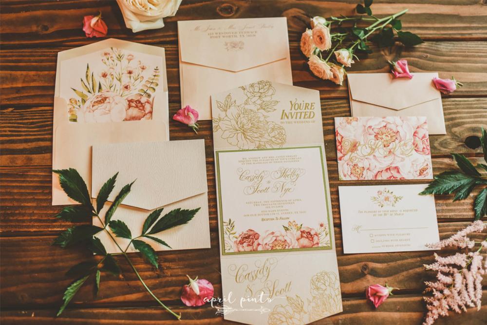 folding wedding invitations foldable wedding invitation