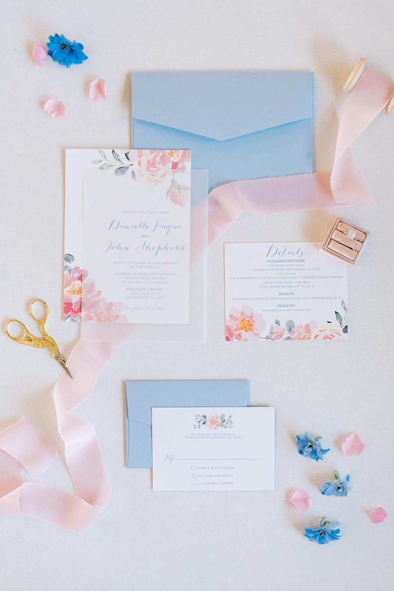 Layered Wedding Invitations